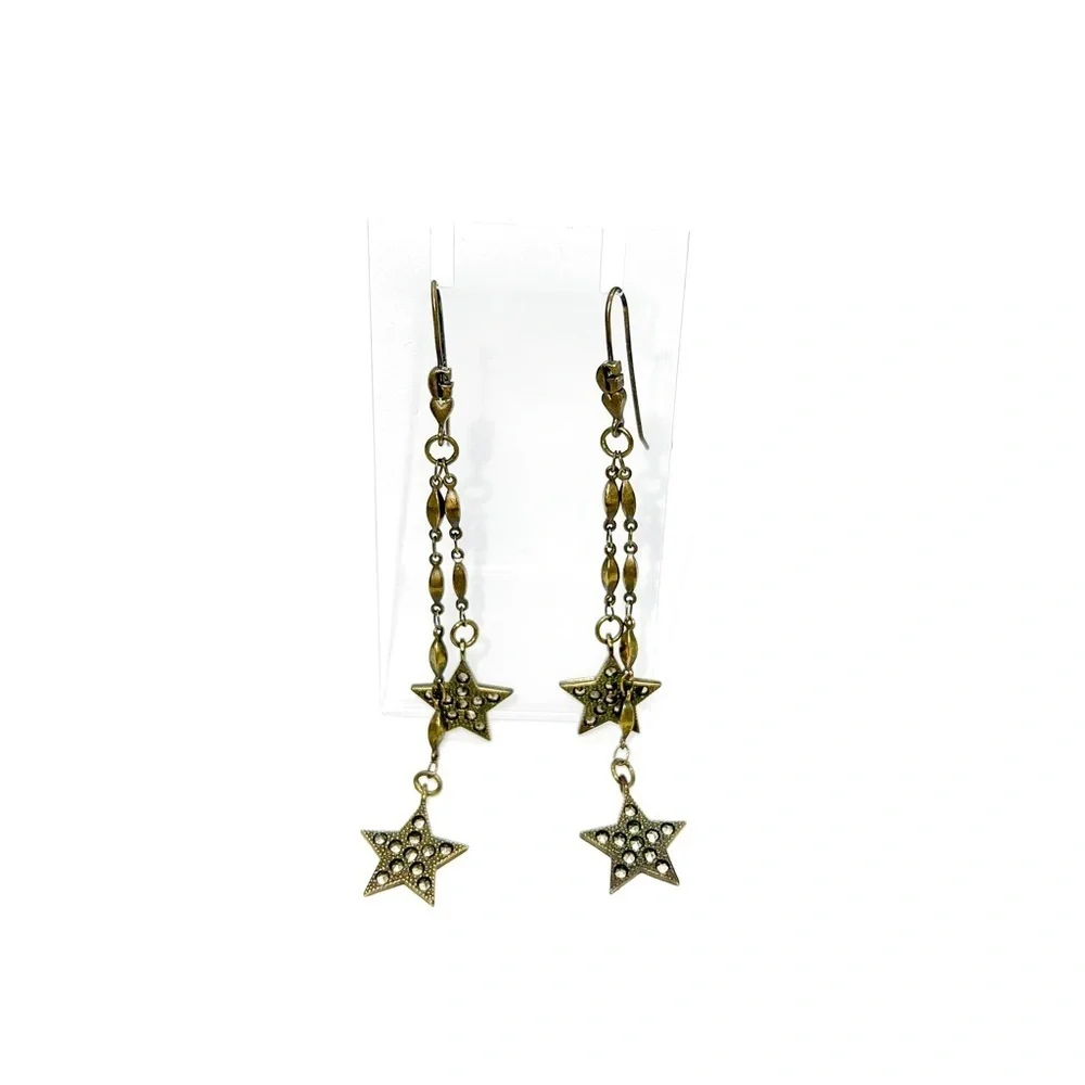 Vintage JEAN PAUL GAULTIER Star Drop Earrings